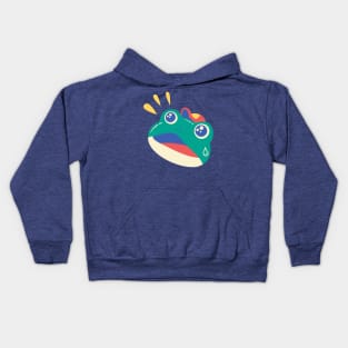 Slipping Toad Head Kids Hoodie